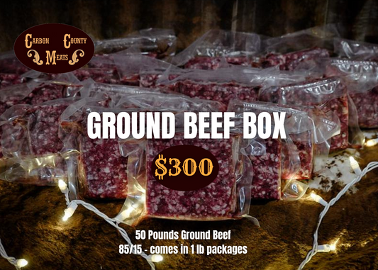 50lb Ground Beef Box